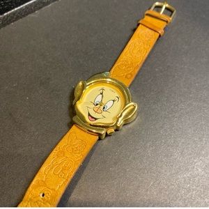 Disney Dopey Timex Watch w/ all 6 other dwarfs, genuine leather band. Very Cute!